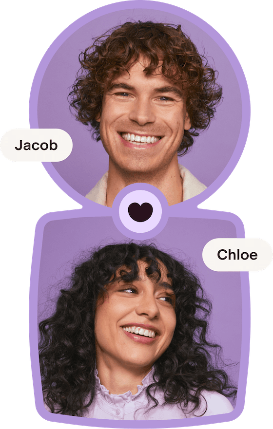 Två profiler som matchade på Badoo